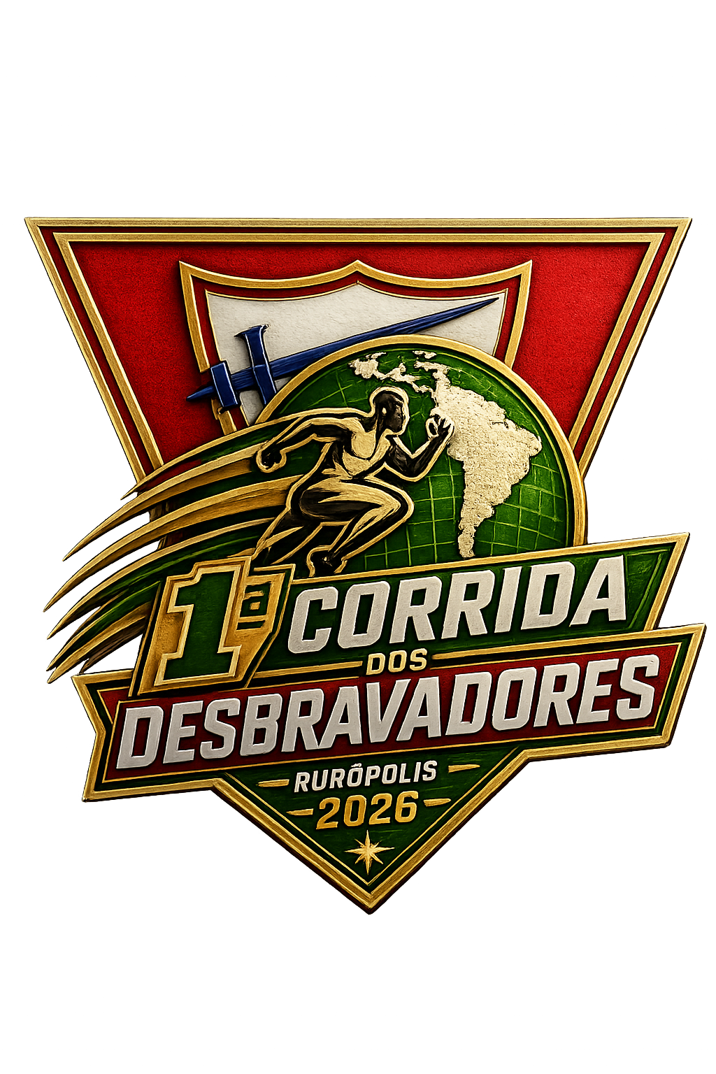 Logo 1ª Corrida dos Desbravadores Rurópolis